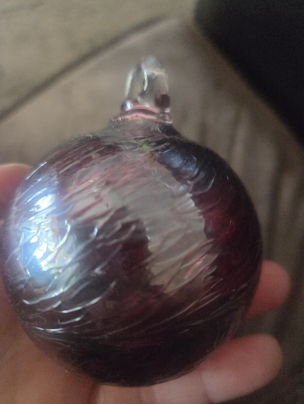 Iron Art Glass Designs Hand Blown Ornament